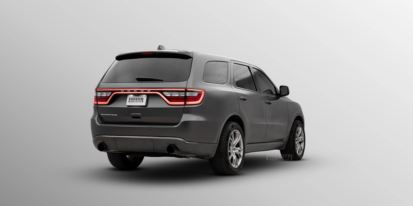 Dodge Durango - Grey Black Back Side View